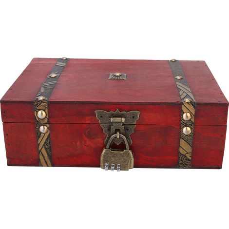 Vintage jewelry box, retro organizer for necklaces, rings and earrings