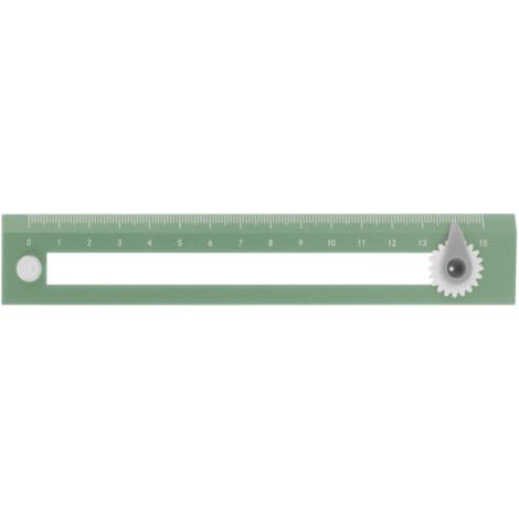 Pair Règle et compas 2 en 1, outil de dessin précis pour étudiants, matériel scolaire vert (1/5)