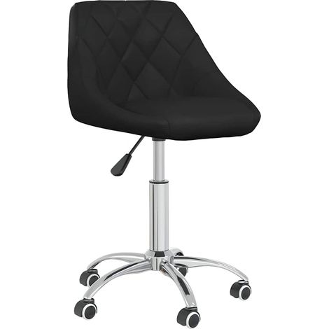 Maison Exclusive - Bürostuhl Drehbar Schwarz Kunstleder (1/5)