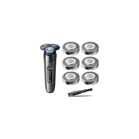 Têtes de rasage de rechange SH71 pour rasoirs Philips Norelco séries 7000 et 5000 (modèle angulaire), SH71/52, lot de 6 (1/4)