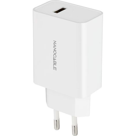 Cargador de Pared NANOCABLE 10.10.2003 Blanco 2100 W (1/2)