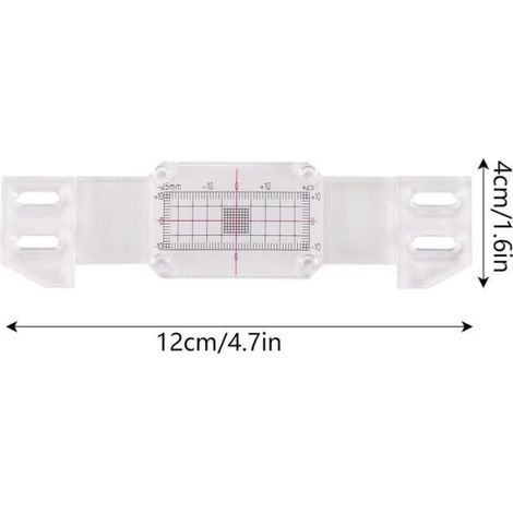 Fissuromètre - Résolution 0,5 mm - Plage Verticale 10 mm - Précision 1 mm - Pour Surveillance Fissures Murales - 1 Pièce (1/5)