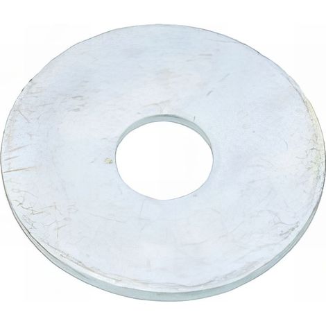 9 rondelles plates LLU acier zingués - épaisseur 1,5 mm - Diamètre 8 mm