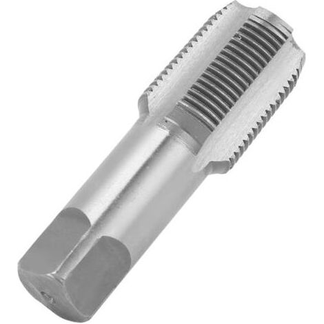 Robinet de tuyau de 3/4"NPT, outil de taraudage standard argenté HSS de machine de réparation de filetage (1/5)