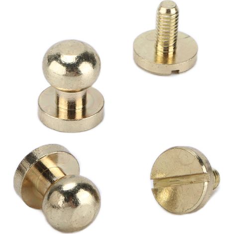 20 rivets décoratifs en laiton doré, durables pour valises et loisirs créatifs (8x7mm) (1/5)