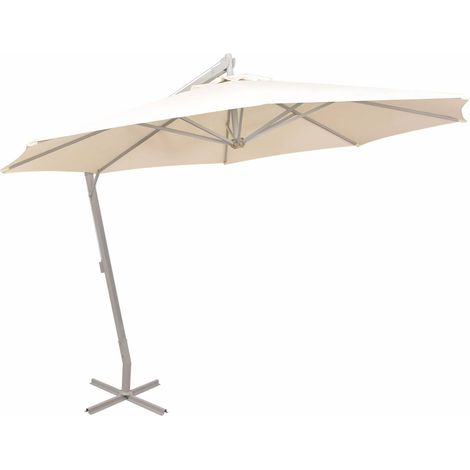 Maison Exclusive - Ombrelloni da esterno Beige Poliestere