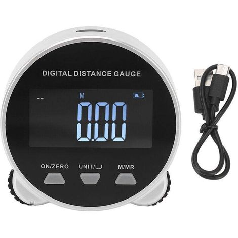 Jauge de Distance numérique, écran LCD Rechargeable, outil de mesure électronique de roulement longue Distance A (1/4)