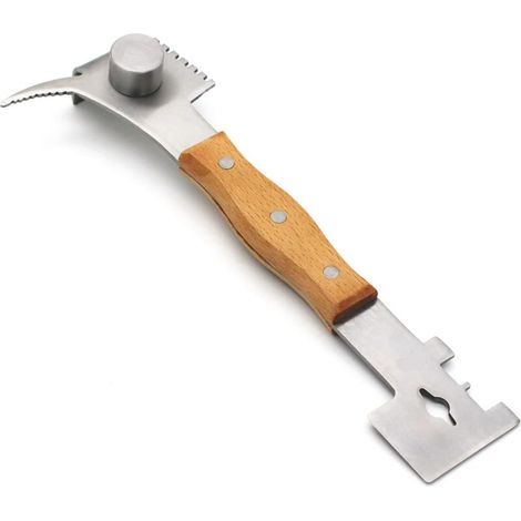 royaluxe -Outil multifonction de grattoir de ruche avec manche en bois-équipement apicole outil à main de ruche d'abeille outil d'apicult (1/5)