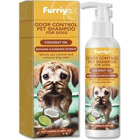 Furriyo Hundeshampoo – Sanfte Reinigung, Fleckenentfernung, Duft und Pflege für das Fell Ihres Hundes (1/5)