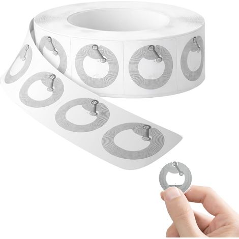 Lot de 70 Étiquettes NFC, Tag NFC, Puce NFC Ntag213, Autocollants Réinscriptibles Programmables Avec Mémoire de 144 Octets, Compatibles Avec Smartphones et Appareils NFC, Résistants et Imperméables (1/5)