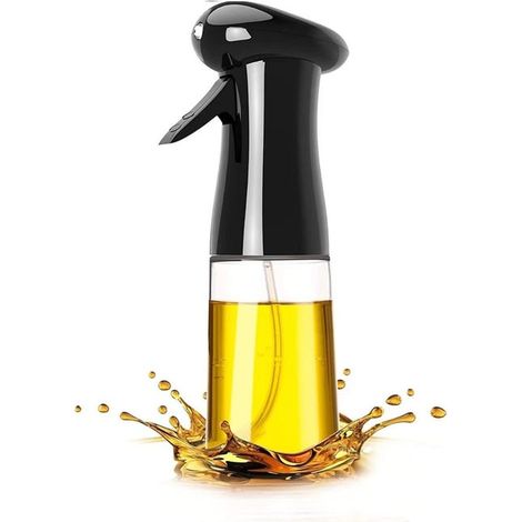 Pulvérisateur d’Huile 210ML, Vaporisateur de Condiment Liquide avec Brosse, Spray d’Huile pour BBQ, Salade, Cuisson