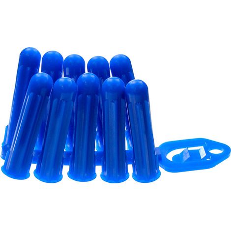 Boîte de 40 chevilles AGGRIP bleues multimatériaux type 5-9 - Ø10 mm - Longueur 50 mm - Ram