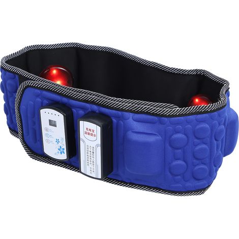 Ceinture Amincissante - Vibration 5 Moteurs - Chauffage Infrarouge Double - Batterie Lithium 1800 mAh - Usage Corps Entier - 1 Pièce (1/5)