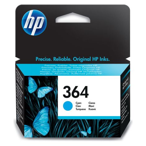 Cartucho de Tinta Original HP 364 Cian