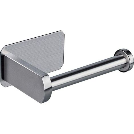 (Argent)Porte Papier Toilette Auto-Adhésif, Porte-Papier Toilette Sans Perçage Porte-Papier Auto-Adhésif Porte-Papier Toilette en Acier Inoxydable