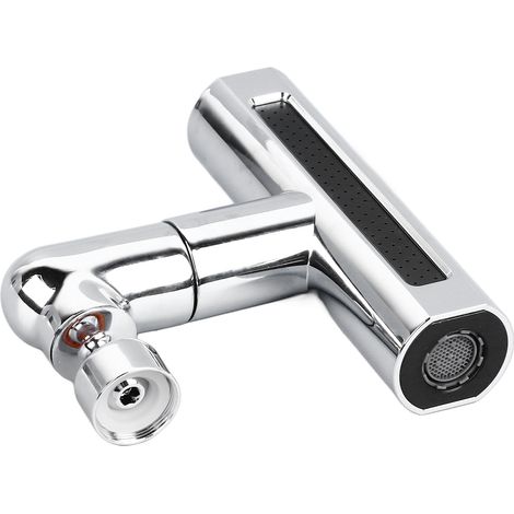Rallonge de robinet universelle effet cascade en cuivre et ABS, anti-éclaboussures, pour lavabo de salle de bain (1/5)