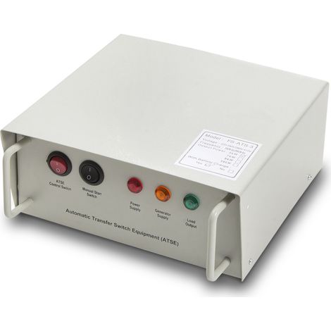 Automatischer Umschalter für Stromerzeuger, Leistungsschalter, 20A Strom, dreiphasig, Doppelspannung 200240V/380440V und 50Hz Frequenz - Greencut ATS500T
