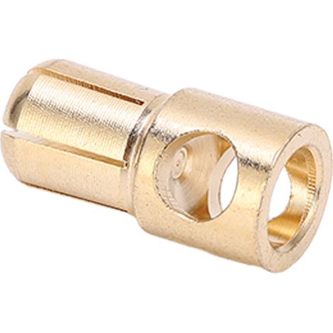 Lot de 10 connecteurs banane 6 mm plaqués cuivre, bonne transmission, mâles et femelles pour batteries. (1/5)