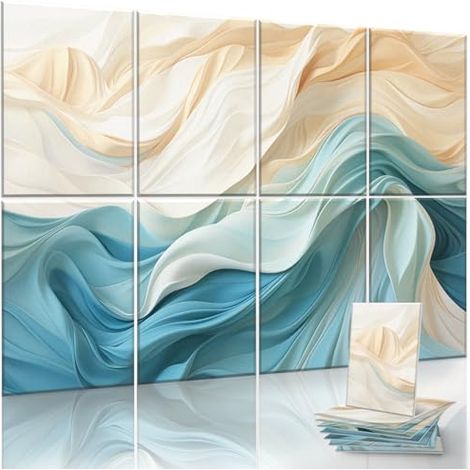 SIENTICE Pannello fonoassorbente decorativo in 16 pezzi, adesivo incluso, adatto per studi di registrazione, uffici, teatri, 3040cm (03)