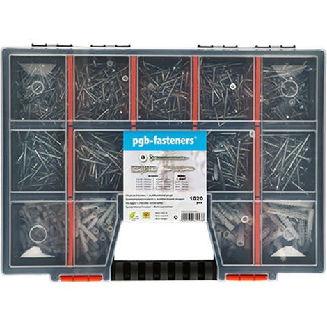 Assortiment de 1020 Cheville Avec Vis - 1 pièce (1/3)