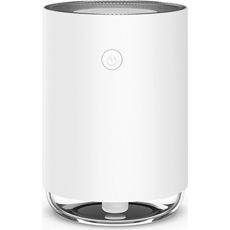 Humidificateur USB - Brumisateur À Froid Silencieux - Pour Bureau Chambre Et Voyages - 5 H En Continu 10 H En Intermittent - Avec Veilleuse LED 7 Couleurs - 1 Pièce (1/5)