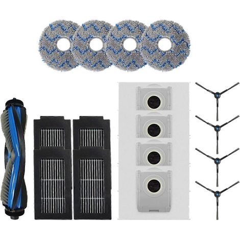 Pour DEBOT T50 Pro OMNI accessoires pièces brosse principale et latérale filtre HEPA chiffon de lavage sacs à poussière (1/5)