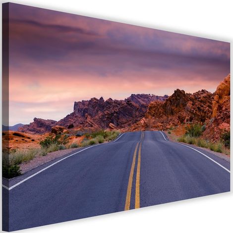 Image sur toile, Route dans les Terres Désolées - 60x40 (1/5)