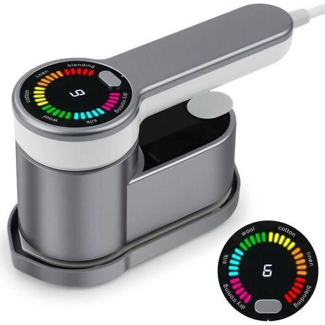 Fer à repasser vapeur vertical, mini défroisseur de voyage 1200 W avec réservoir d'eau de 120 ml, rotation à 180°, 2 en 1 pour vêtements secs et humides. (1/4)