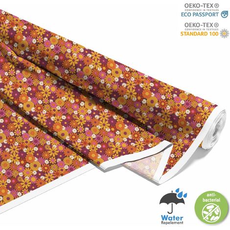 TESSUTI DECORATIVI PER ESTERNI OXFORD - Motivo Margherite Colorate 2 I DX714 (1/5)