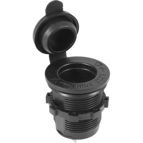 Wasserdichte 12V-Zigarettenanzünderbuchse für Auto, LKW, Boot, Motorrad, Wohnwagen, Golf, ATV (1/4)