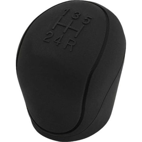 1PCS (Noir) Couvercle universel pommeau levier vitesse voiture en silicone souple automatique 5 vitesses pommeau levier vitesse capuchon anti-dérapant voiture levier levier vitesse Colorés (1/5)