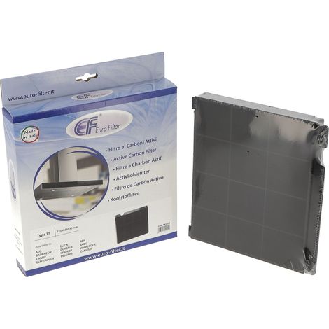 Filtre a charbon hotte type 15 TV008A 225X210X30MM (MOD 15) FKS333-2 Electrolux