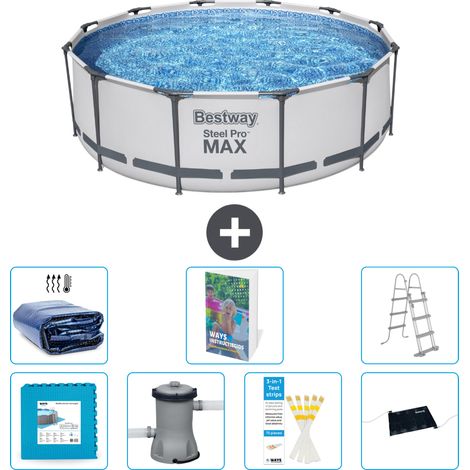 Bestway Piscina Bestway Steel Pro MAX Rotonda - 366x100 cm - 8-pezzi  S514