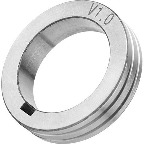 35 mm / 1,38 Zoll Edelstahl-Drahtvorschubrolle 0,8/1,0/1,2 Schweißdraht-Vorschubführungsrad (1,0) (1/5)