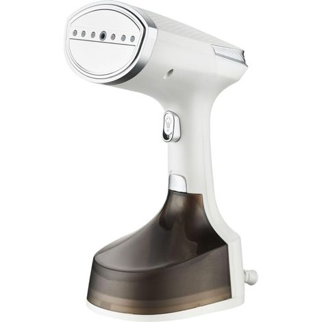 Défroisseur Vapeur, Défroisseur Vapeur à Main Fer à Repasser Portable 1500W 350ML Réchauffage Rapide Défroisseur à Main Vapeur à Vêtements Pour Tissu et Textile, Voyage Vapeur Steamer(Blanc) (1/5)