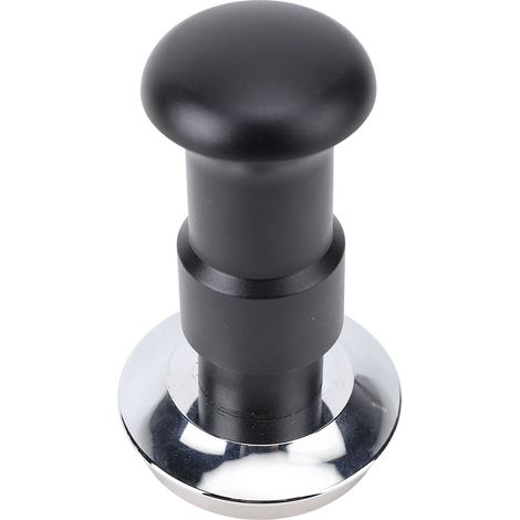 Tampon à Café, Tamper à Pression Constante avec Base en Acier Inoxydable Noir 51mm pour Maison et Bureau (1/5)