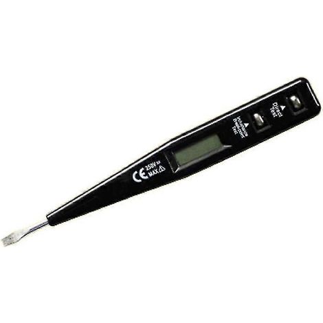 Digitaler Spannungsprüfer mit Stift, Schraubendreher, Lichtsonde, 12–220 V AC/DC-Spannungsprüfer, elektrisches Prüfgerät P