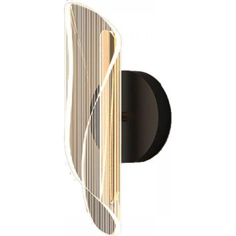 Applique Murale - 10 W - LED Spirale - 3 Températures de Couleur (3000 K / 4000 K / 6500 K) - RA≥85 - Pour Chambre Salon Cuisine Couloir Escalier - 1 Pièce (1/5)
