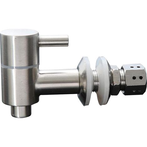 Robinet en acier inoxydable pour distributeur de boissons, robinet de remplacement, robinet en acier inoxydable (argent) (1/5)
