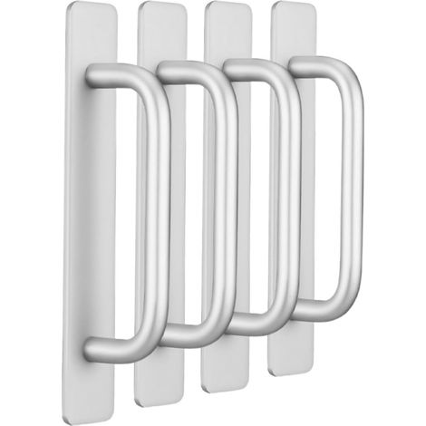 4 poignées de porte en alliage d'aluminium sans perçage pour (1/5)
