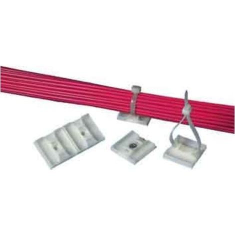 panduit Befestigungsplatte ABMS-A-C selbstklebend 27,9 x 27,9mm weiß 100 Stk