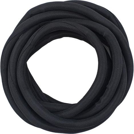 Kabelschutz Flexibler Schlauch Kabelorganisation Selbstschließend 3 Meter Schwarz (1/5)