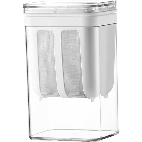 Fabrication yaourt maison 1100 ml, filtre mailles fines, lait soja et yaourt grec épais, couvercle inclus