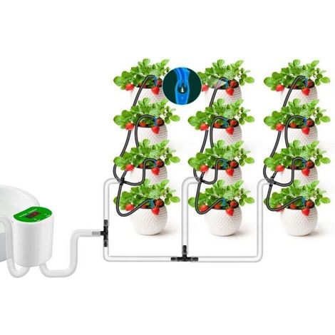 Automatic Watering System for Potted Plants, Indoor Plant Watering System, Self Watering System, Programmable Timer with Drip Irrigation Kit for 12 Plants MUMU (1/4)