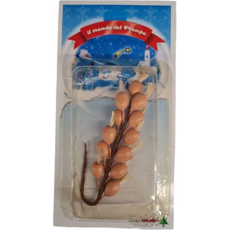 Blister di cipolla da appendere in cucina per presepe natalizio 9 cm