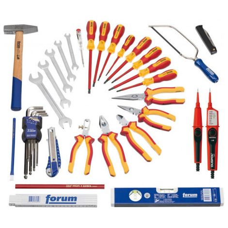 Caisse outils électricien 38pcs. en sac (1/3)