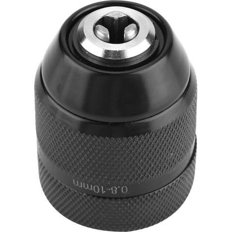 Portabrocas de 3/8", portabrocas de conversión de vástago de 0,8 mm a 10 mm, adaptador de portabrocas para taladro eléctrico, rosca de portabrocas sin llave para taladro eléctrico manual. (1/5)