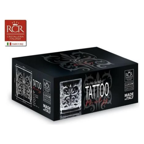 Conf 6 bicchiere tattoo - cod 1631616