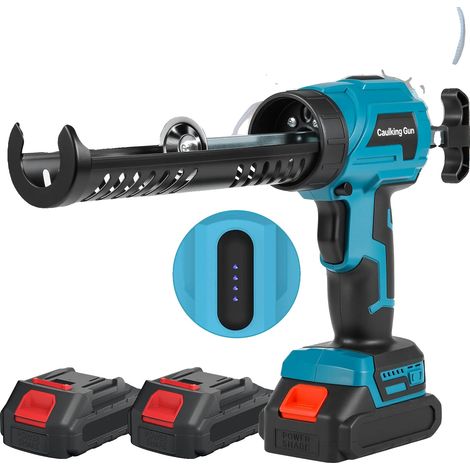 Akku-Heißklebepistole, einstellbare Geschwindigkeit, batteriebetrieben, mit 2Batterie (1/2)