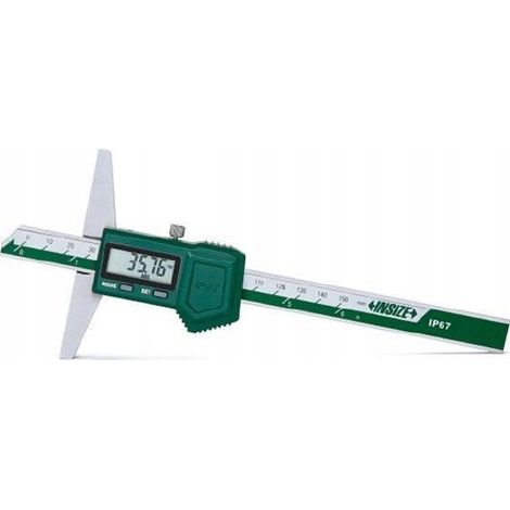 Insize Profondeur Numérique Acier Inoxydable IP67 Précis